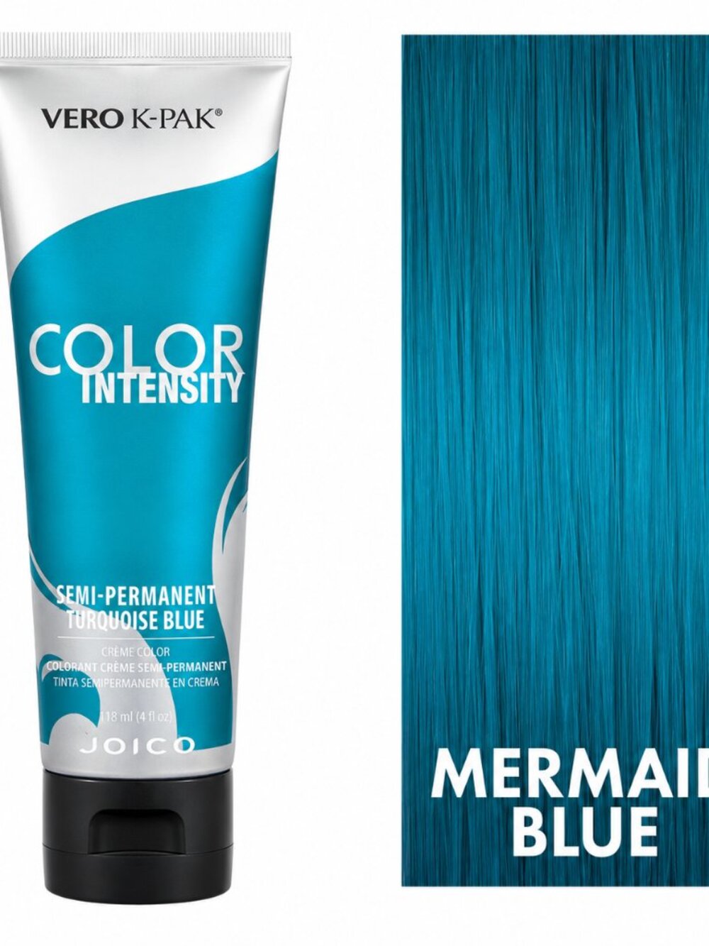 Joico Vero K-PAK Color Intensity Mermaid Blue Semi-Permanent Hair Color 4 oz